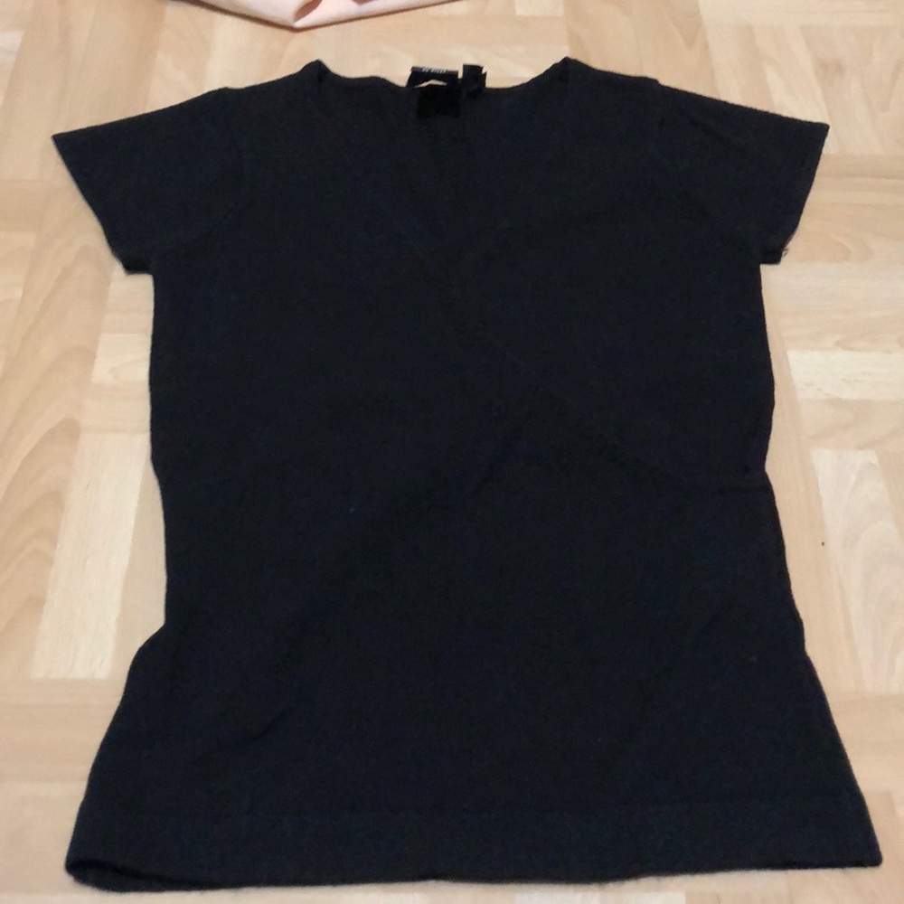 BCBG a black cross cross top.